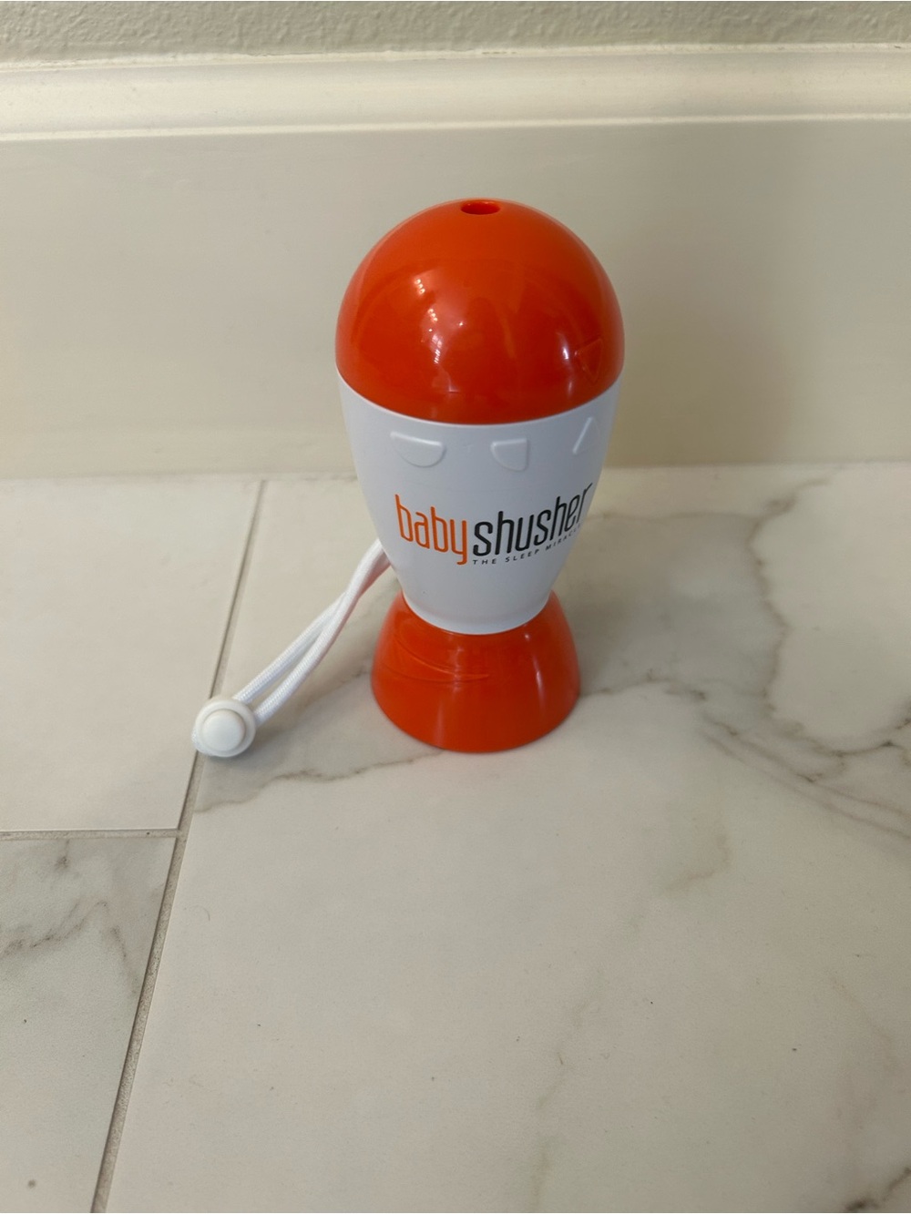 Baby Shusher Portable Sleep Soother - Baby Shusher Orange & White